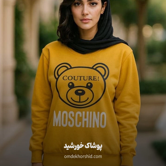 بلوز آستین بلند چاپی موس چینو