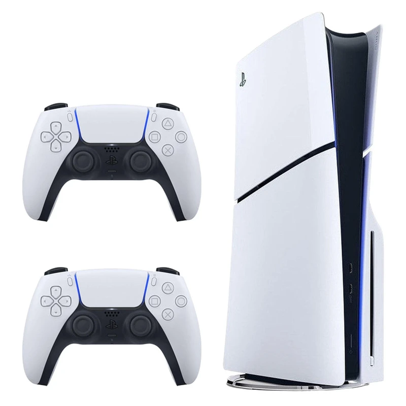 کنسول بازی سونی PlayStation 5 Slim Disc Edition ظرفیت 1 ترابایت ریجن اروپا مدل 2116 با دو دسته اورجینال