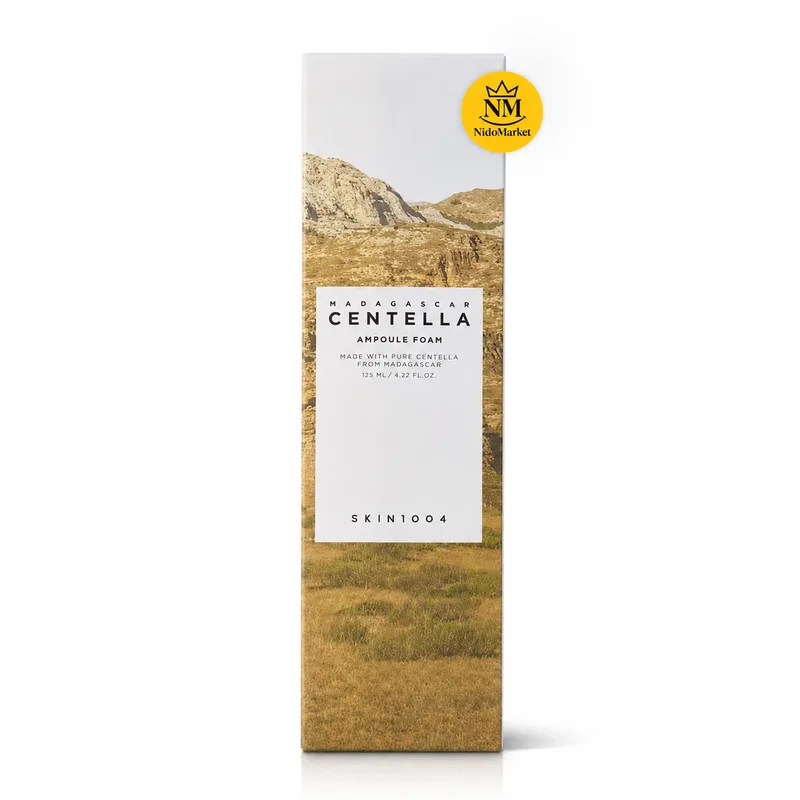 فوم شستشوی صورت اسکین 1004 Madagascar Centella Ampoule - 125 میلی لیتر