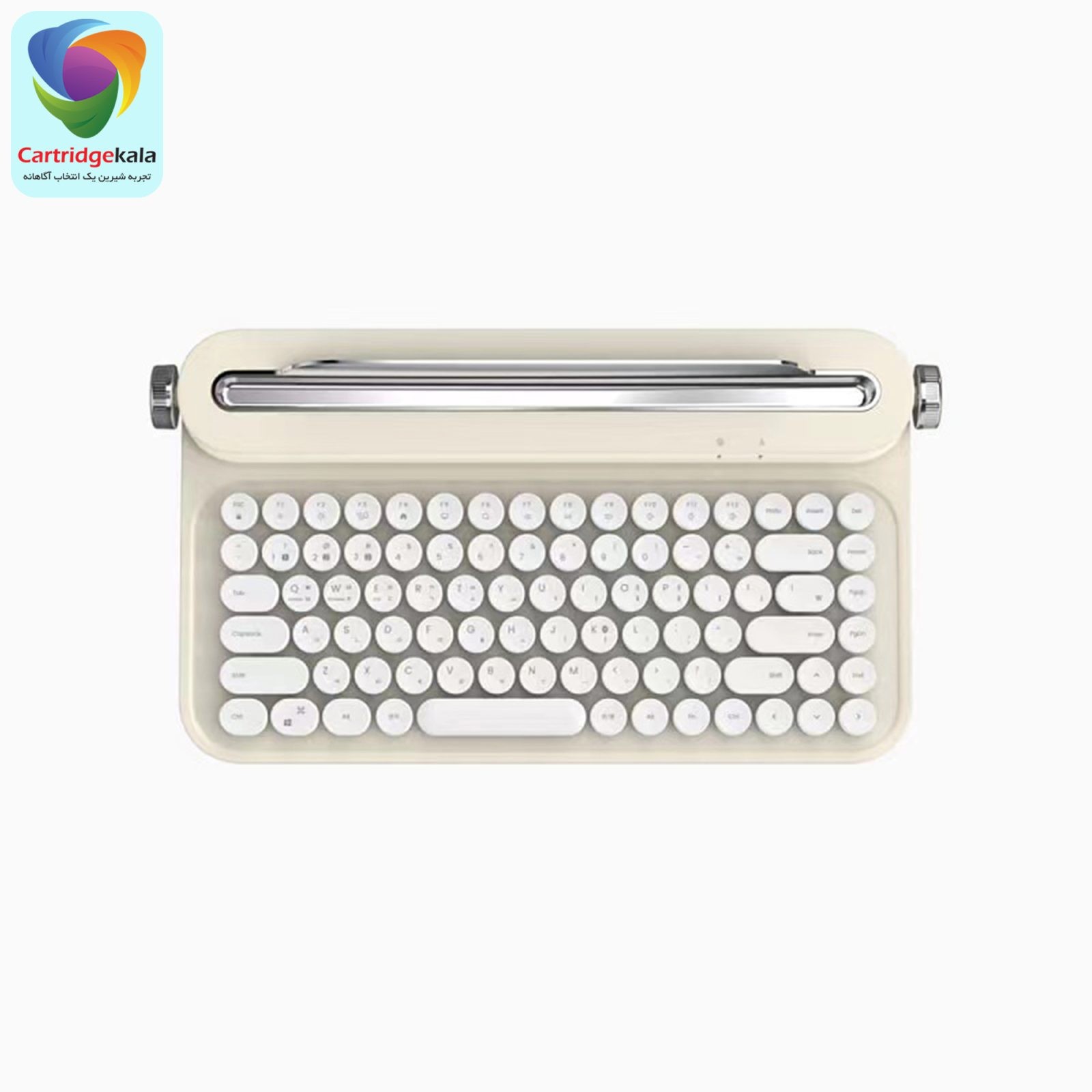 کیبورد بیسیم اکتو مدل B305 - کرمی