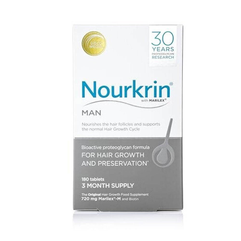 یک ورق مکمل نورکرین آقایان 20عددی اصل وارداتی | Nourkrin Man Hair Preservation Tablets