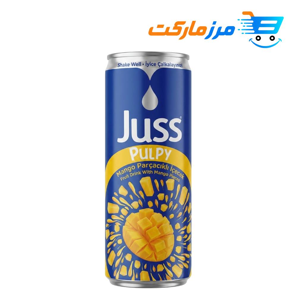 آب میوه جوس Juss طعم انبه 250 میلیلیتر