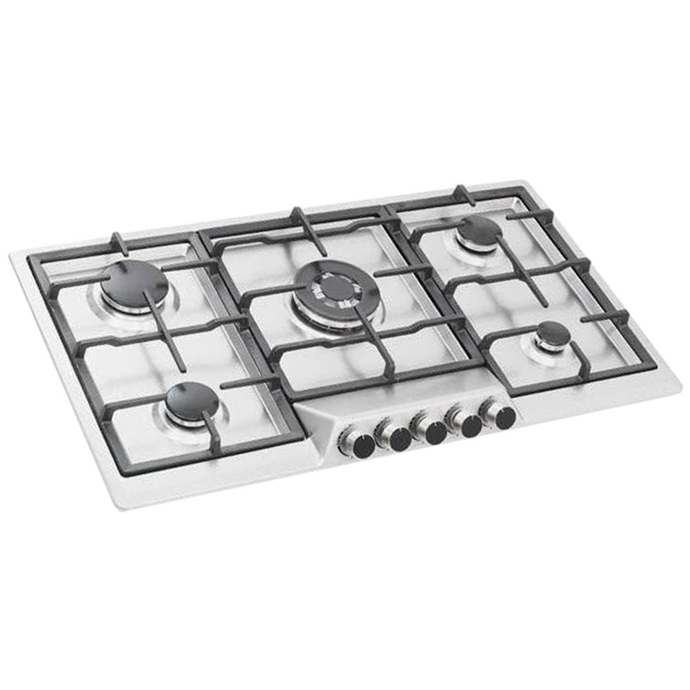 گاز استیل پنج شعله بوکت صفحه استیل ضدزنگ BS-12