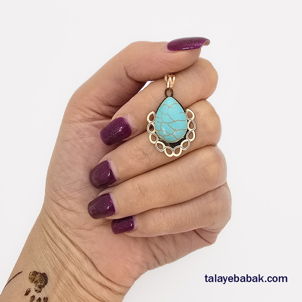آویز فیروزه 003