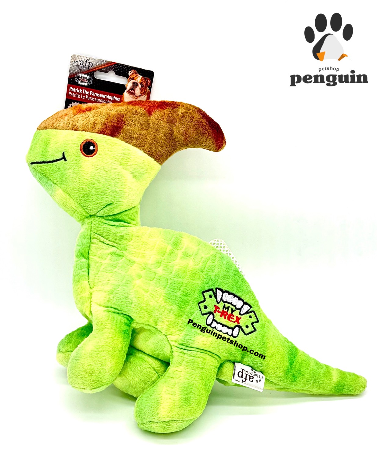 اسباب بازی سگ دایناسور صدا دار ای اف پی Patrick La Parasaurolophus