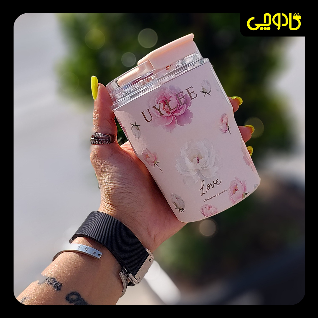 تراولماگ UYLEE گلدار حجم 300 ml