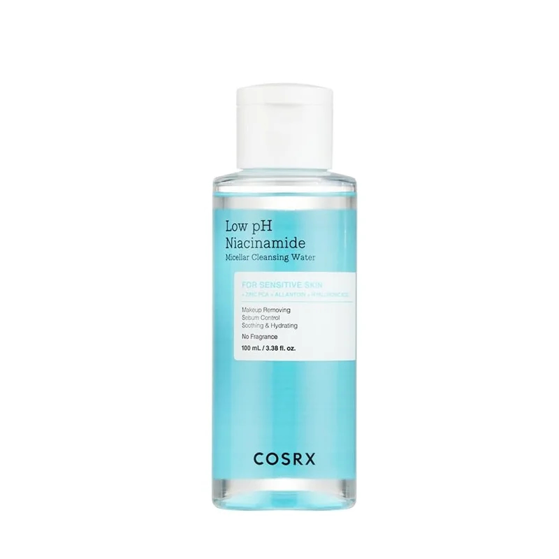 میسلار واتر ابرسان و تسکین دهنده نیاسینامید کوزارکس 100 میل Low pH Niacinamide Micellar Cleansing Water