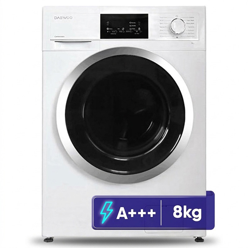 ماشین لباسشویی 8 کیلوگرم اتوماتیک دوو مدل LM-830W - سفید