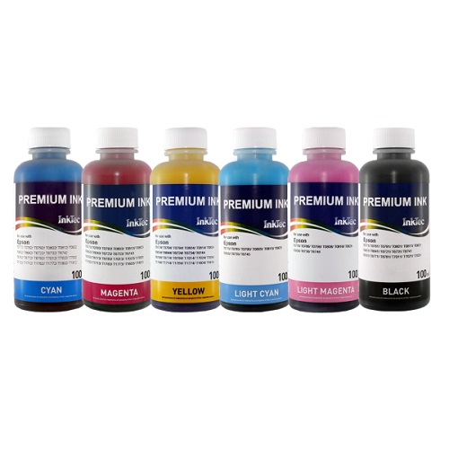 ست جوهر 100ml اینکتک رنگی اپسون Inktec 100ml ink Set colors Epson