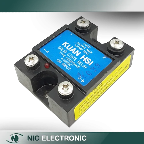رله حالت جامد SSR مرغوب 250VAC-10A مارک KUAN HSI کد KSD210AC6