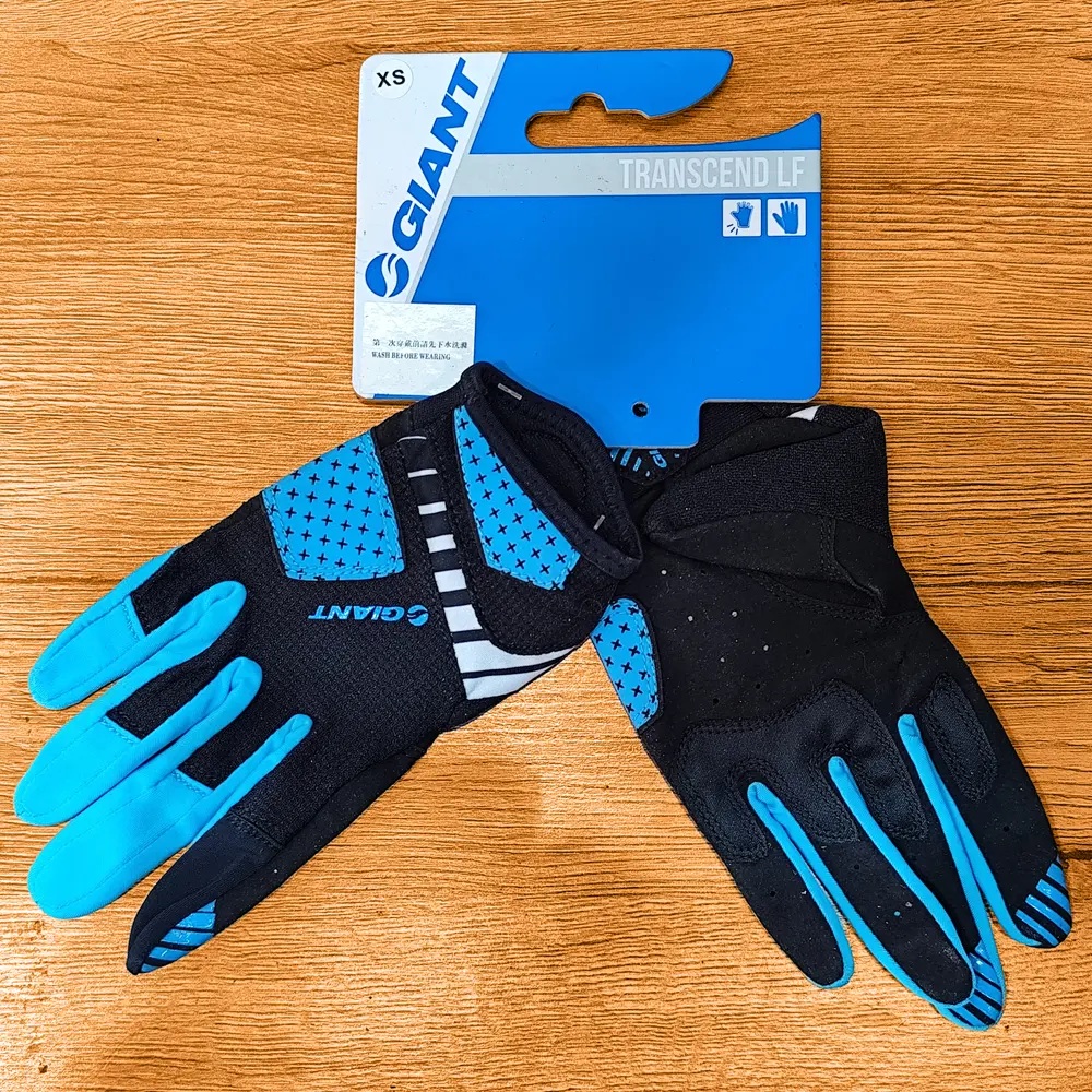 دستکش دوچرخه سواری Giant Cycling Gloves TRANSCEND LF سایز XS مشکی آبی