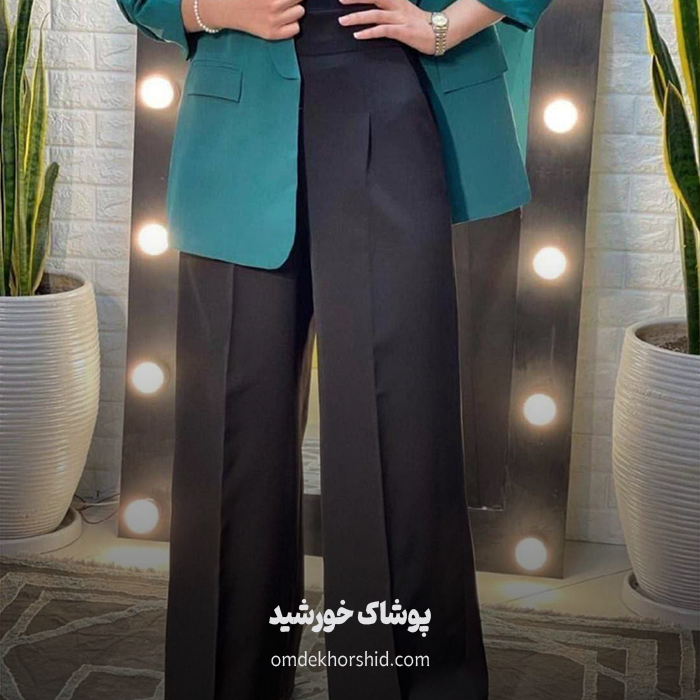 شلوار فول بگ خط اتو