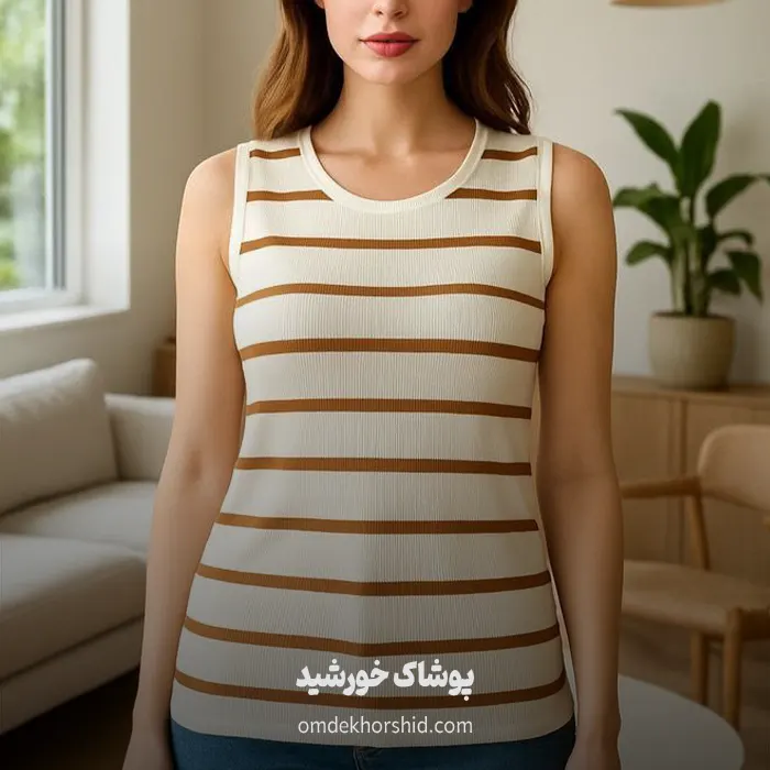 تاپ بلند راه راه