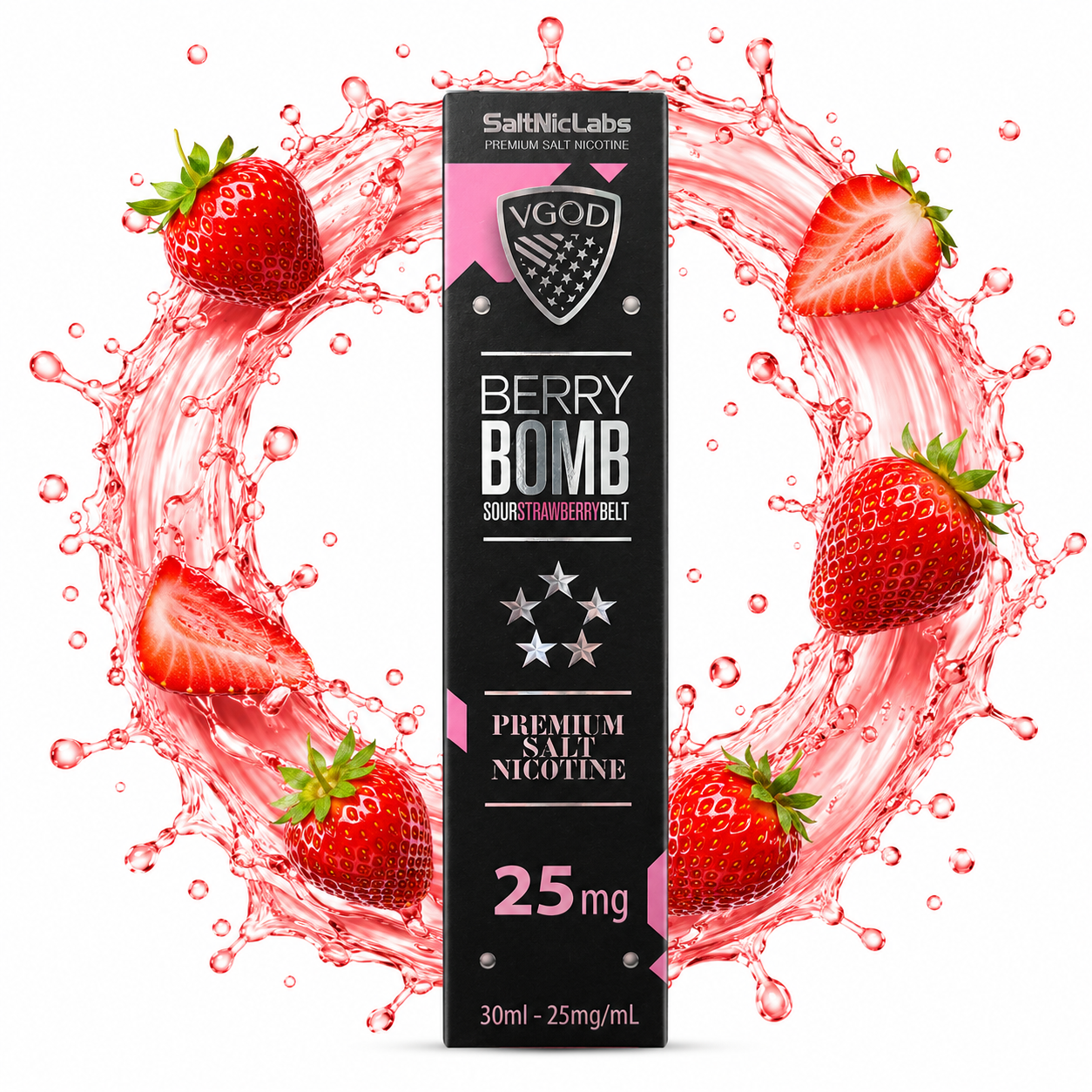 سالت توت فرنگی ترش ویگاد salt sour strawberry v god
