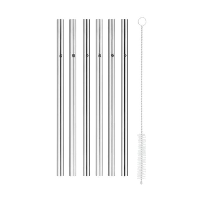 نی استیل 6 عددی وی ام اف | WMF BARIC Straws 6 pcs. 180 mm with brush