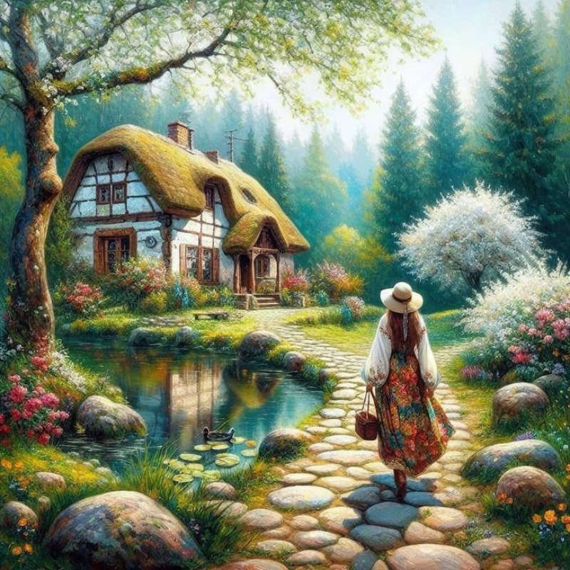 تابلو نقاشی الماسی بزرگسال کد 3358