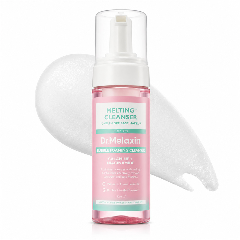 فوم شستشوی صورت کالمین و نیاسینامید Melting Cleanser دکتر ملاکسین / Dr.Melaxin