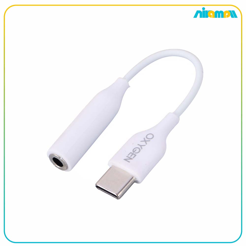 مبدل USB-C به جک 3.5 میلی متری اکسیژن مدل R3