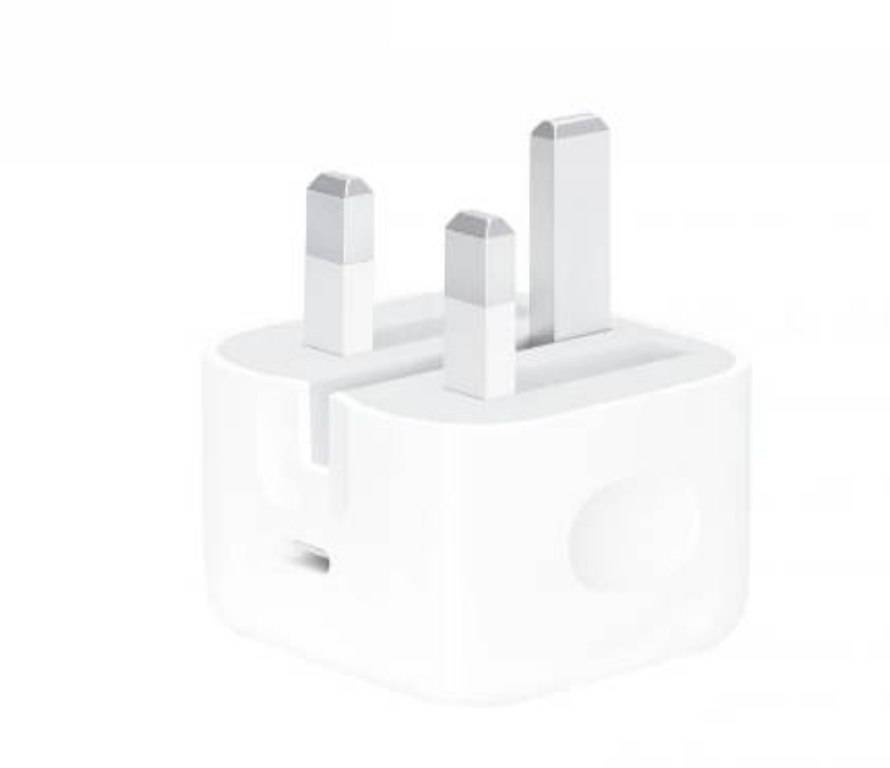 شارژر سریع 20 وات اپل اورجینال با درگاه USB-C و کانکتور سه‌پین (3Pin)