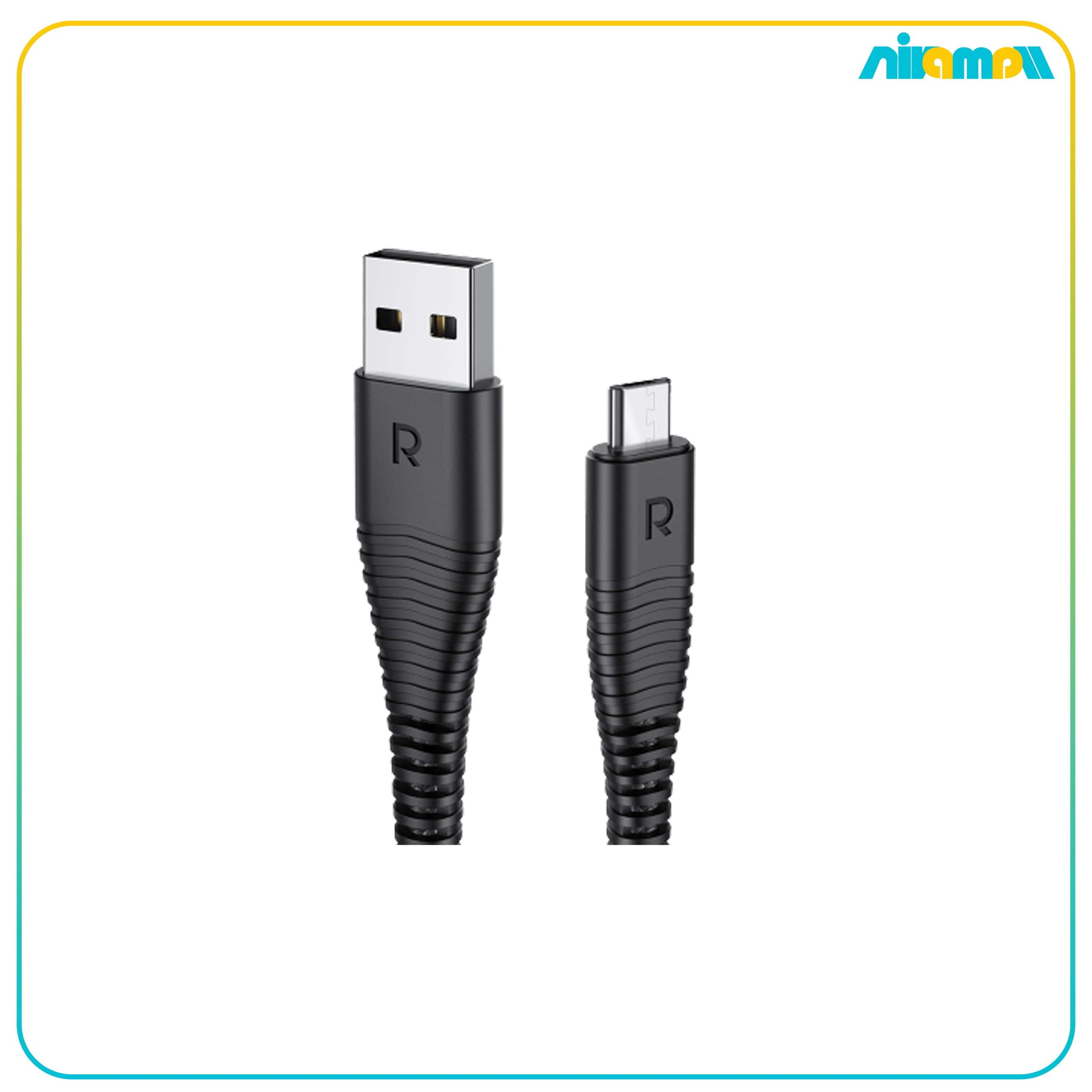 کابل تبدیل USB به microUSB راو پاور مدل RP-CB048 طول 1 متر
