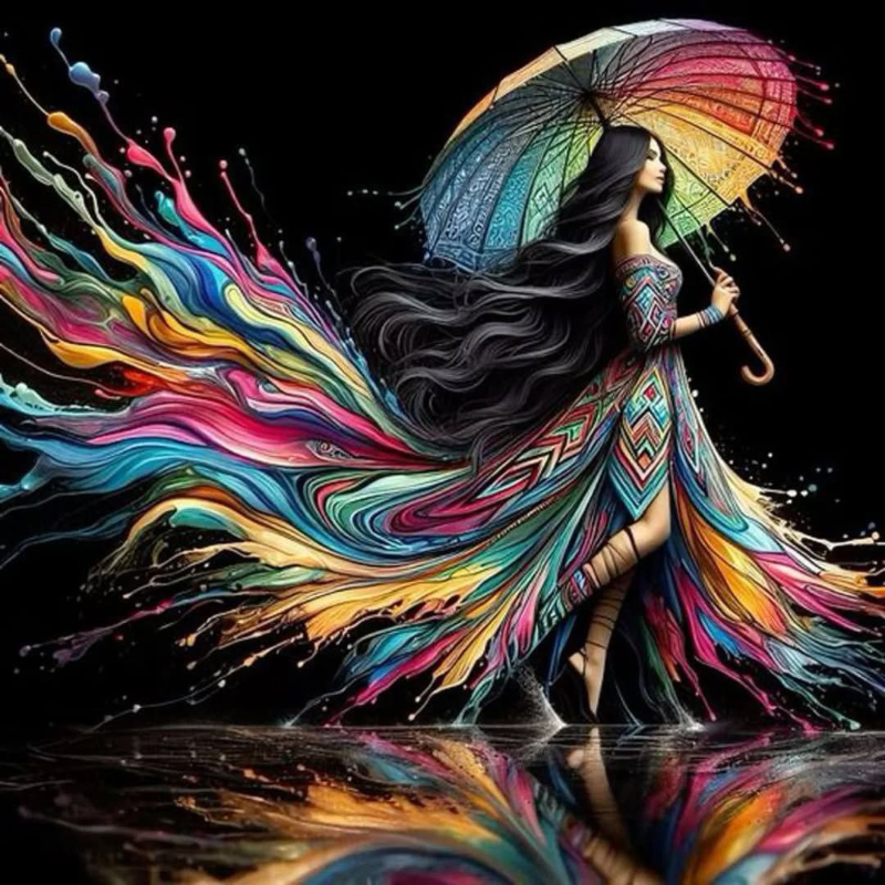 تابلو نقاشی الماسی بزرگسال کد 0120