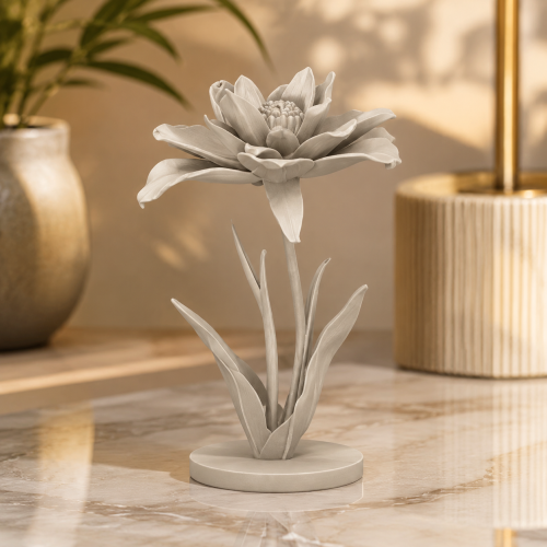 مدل سه بعدی گل Flower