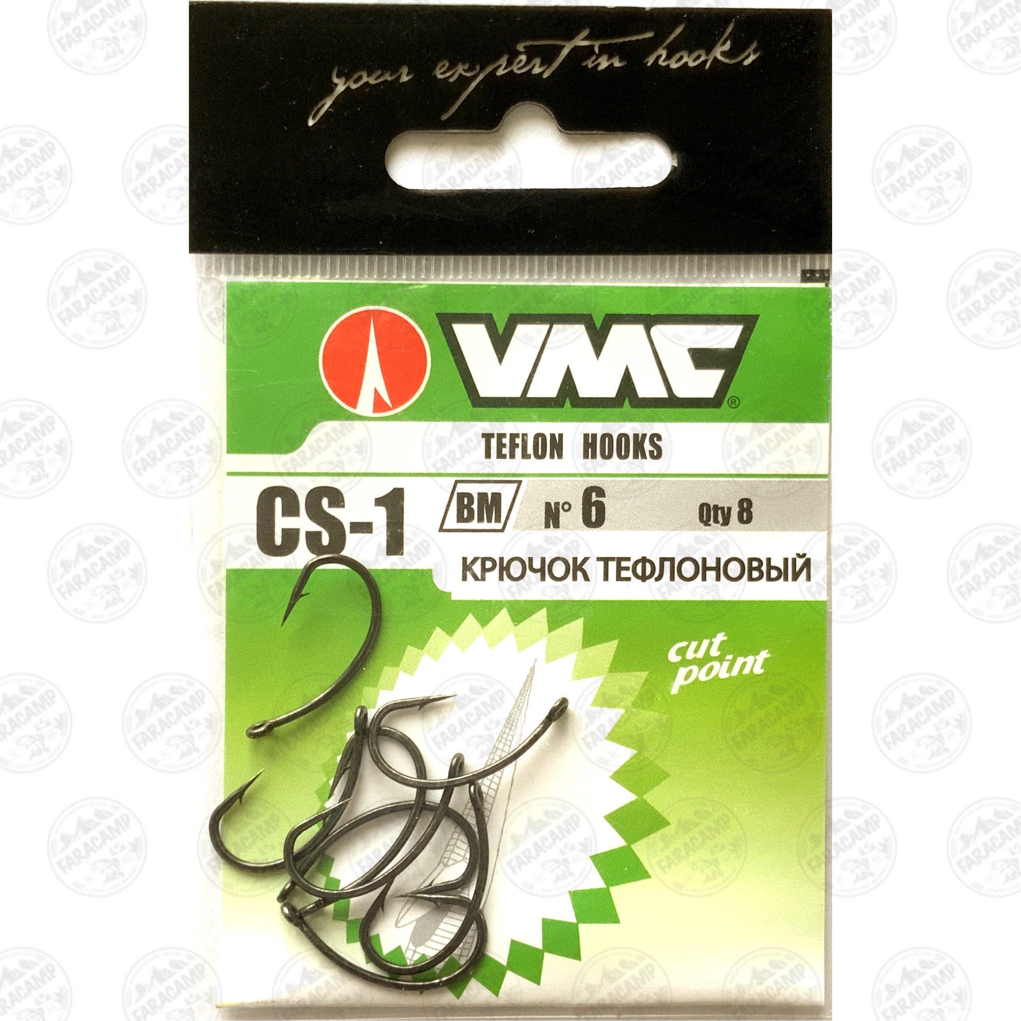قلاب کپوری سایز ۶ VMC مدل CS-1 بسته ۸ عددی