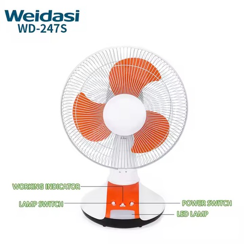 پنکه شارژی با پنل خورشیدی Weidasi WD-247S
