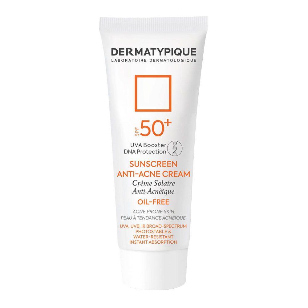 ضد آفتاب بی‌رنگ فاقد چربی پوست چرب و جوش‌دار +SPF50 درماتیپیک