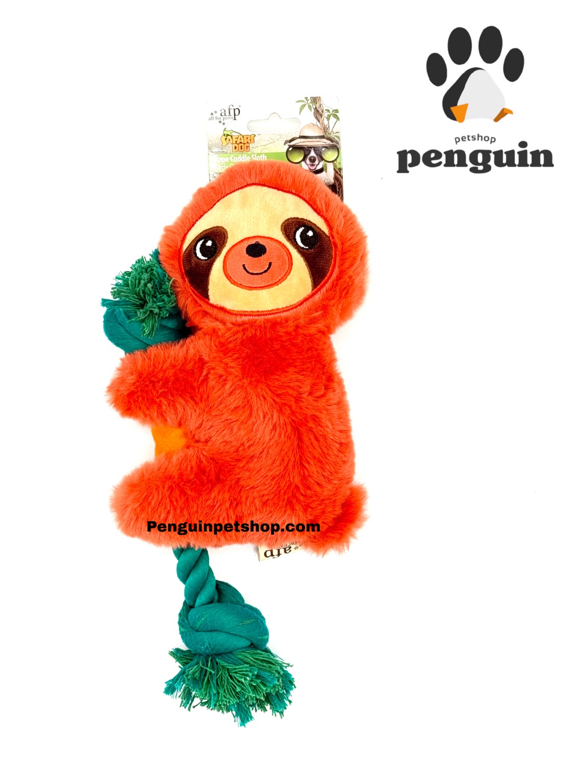اسباب بازی سگ تنبل درختی صدا دار (تاگ آموزشی) ای اف پی Rope Cuddle Sloth