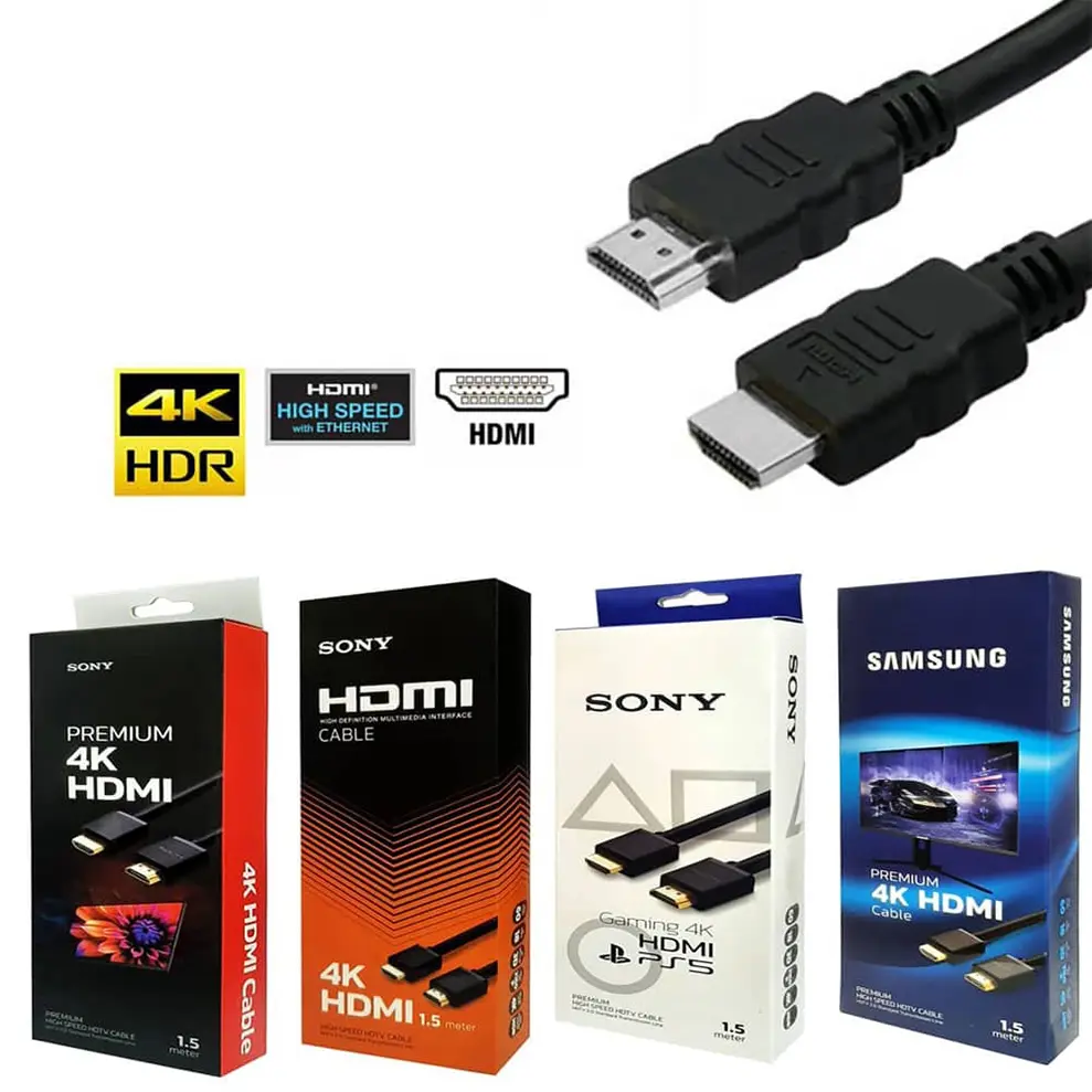 کابل HDMI برند سونی SONY 4K طول 1.5 متر