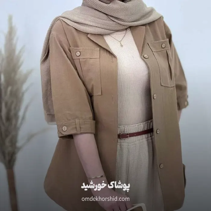 شومیز۲جیب آستین پاگون