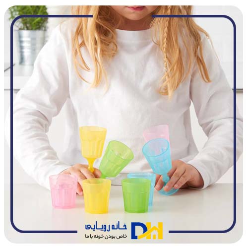ست گیلاس و لیوان کودک ایکیا DUKTIG