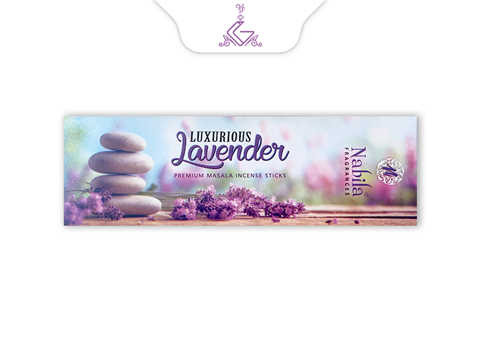 عود شاخه ای دست ساز لوندر لاکچری LUXURIOUS LAVENDER برند نابیلا NABILA