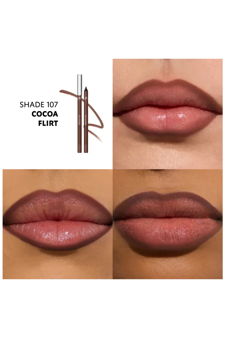 خط لب حجم دهنده کیس شیپر | Kiss Shaper Sculpting Lip Liner - 107 Cocoa Flirt