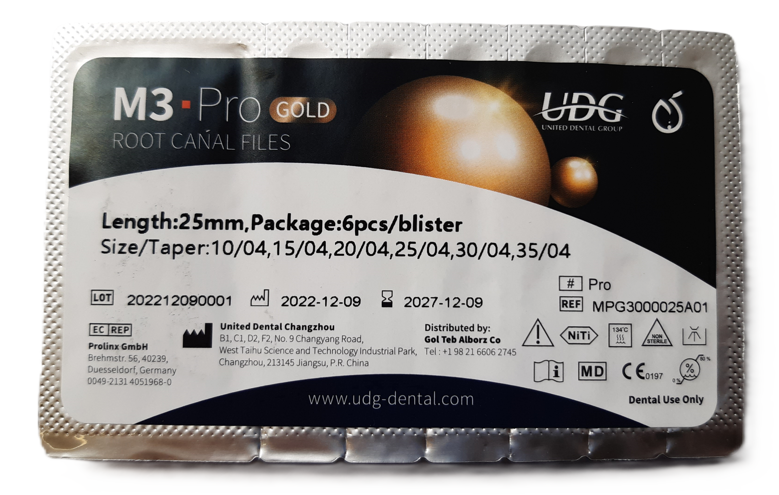 فایل روتاری ام تری پرو گلد (آسورت 2023 - %4) M3 Pro Gold Assorted