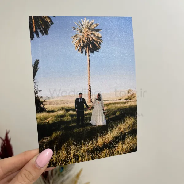 کارت عروسی عکسدار بدون پاکت