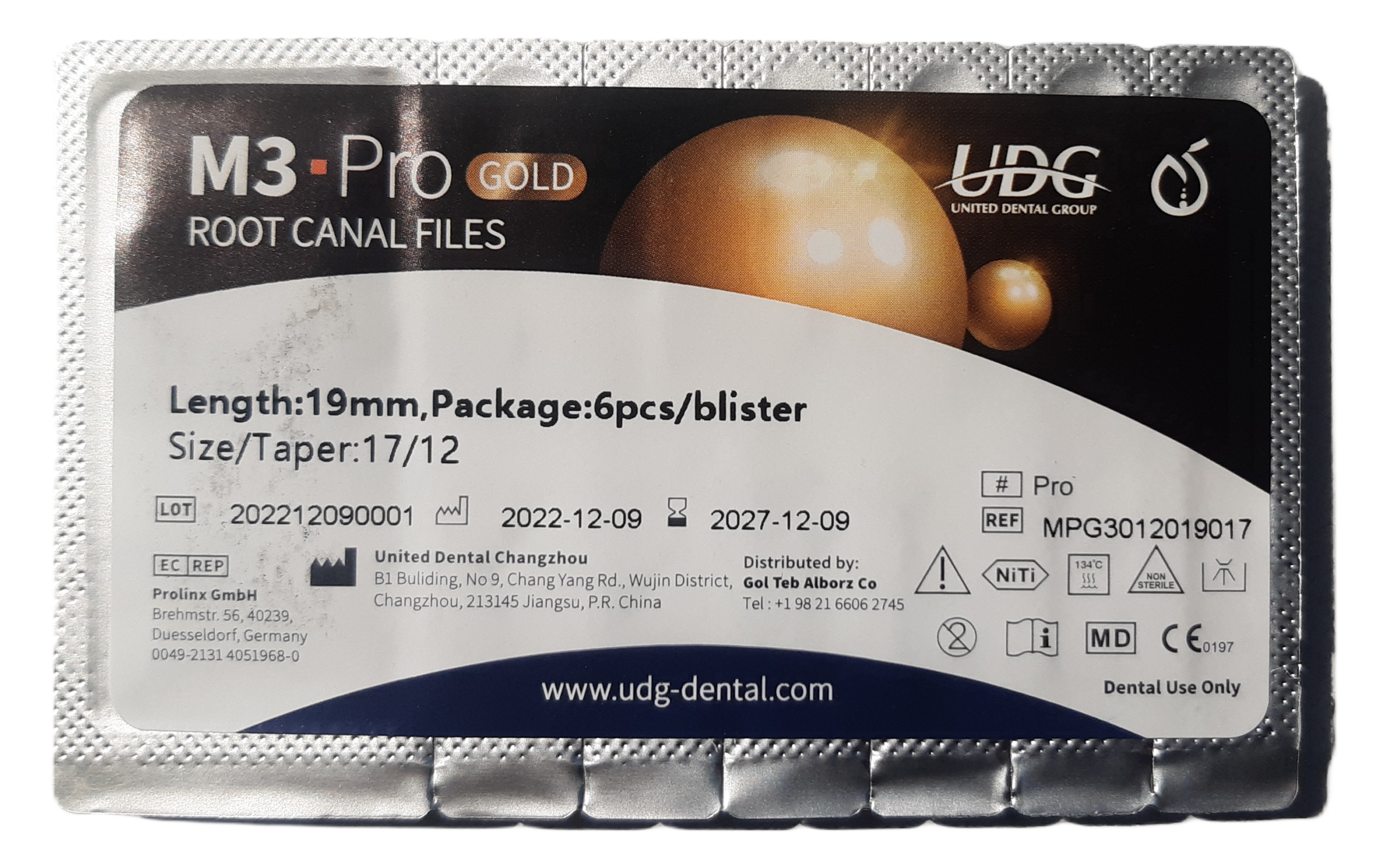 فایل روتاری ام تری پرو گلد (%12*17) M3 Pro Gold
