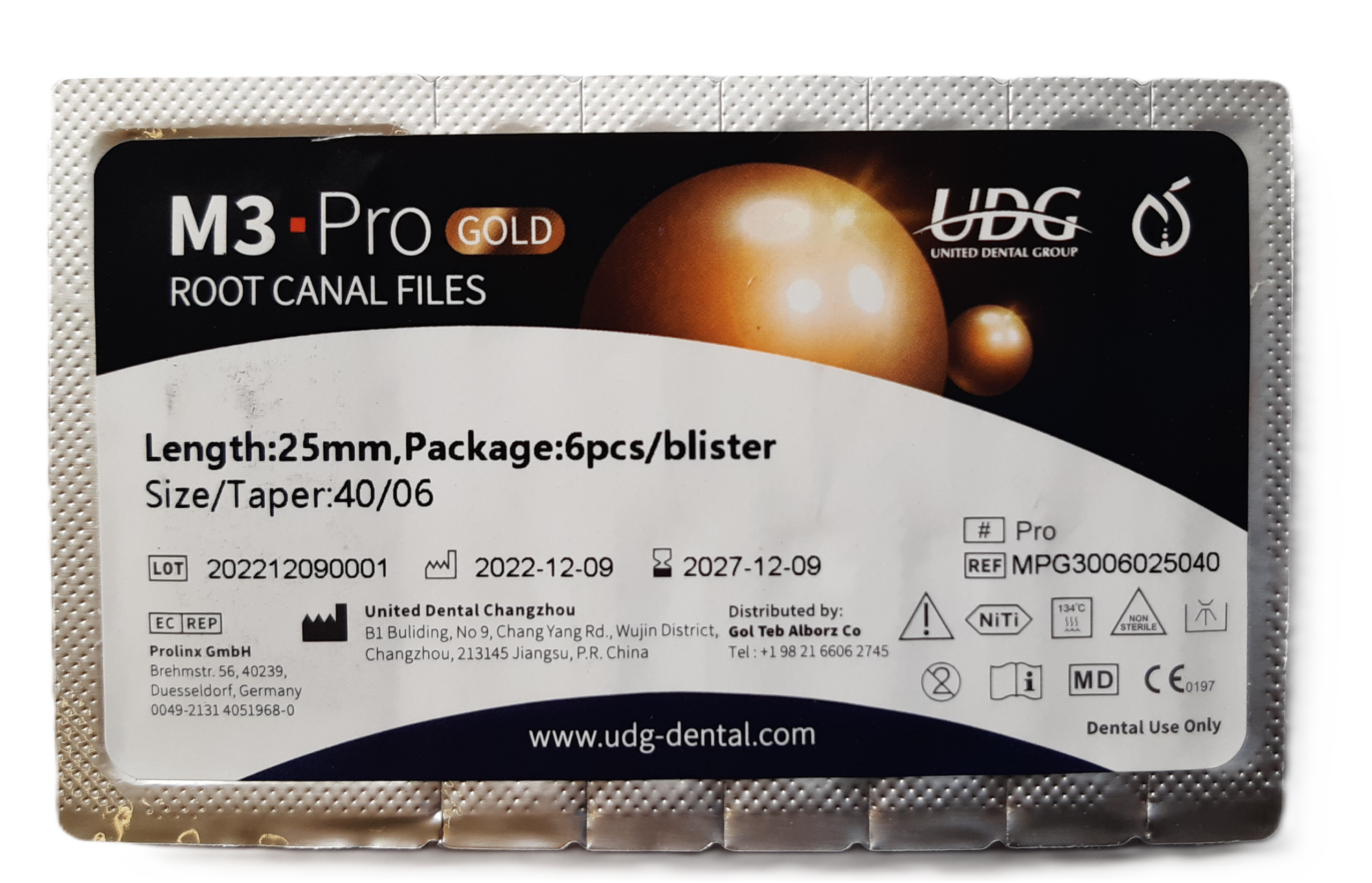 فایل روتاری ام تری پرو گلد (%6*40) M3 Pro Gold