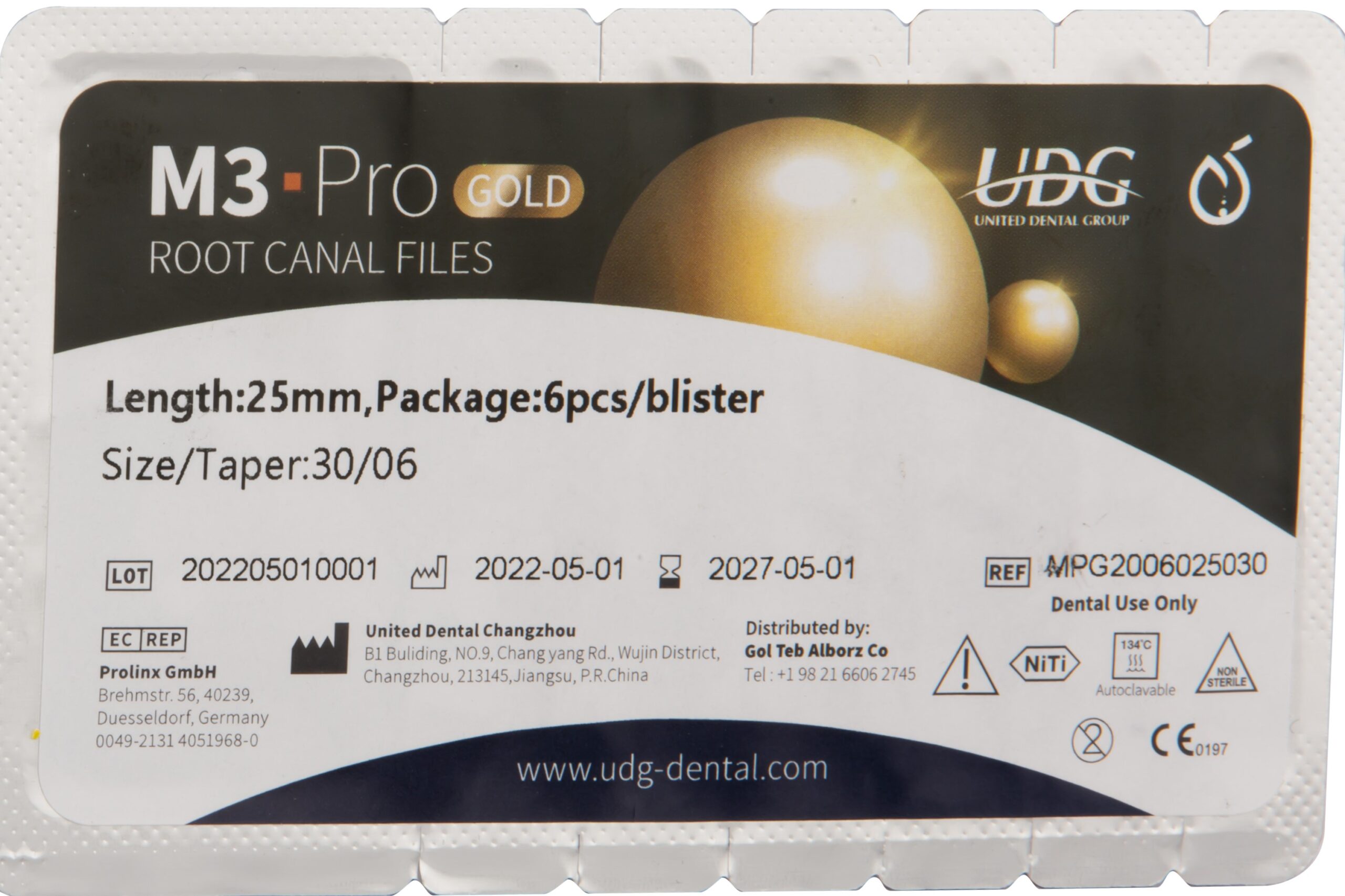 فایل روتاری ام تری پرو گلد (%6*30) M3 Pro Gold