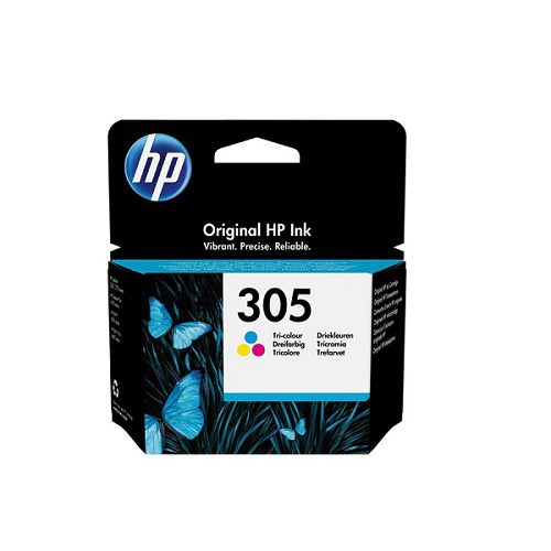 کارتریج جوهر افشان مشکی و  رنگی اچ پی HP 305 COLOR 3YM60AE