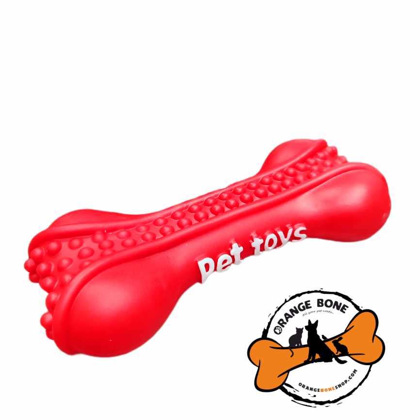 اسباب بازی دندانی سگ مدل دمبل سوتک دار pet toys