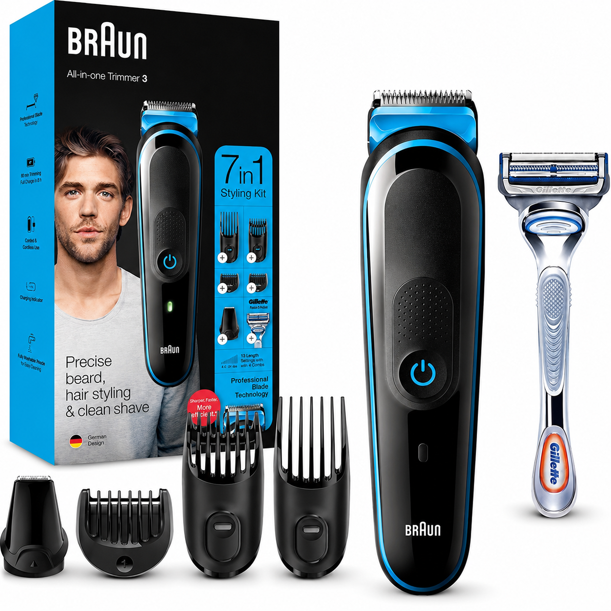 ست اصلاح براون مدل BRAUN MGK3242