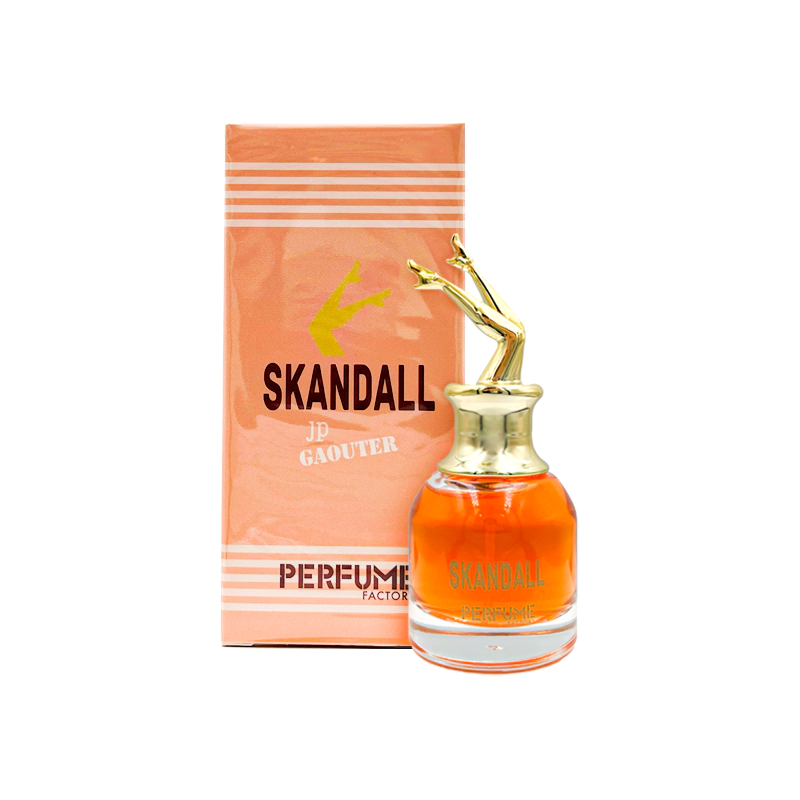ادکلن مینیاتوری زنانه اسکاندال برند پرفیوم فکتوری حجم ۳۰ میل Skandal Perfume Factory