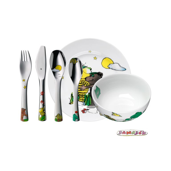سرویس غذاخوری 6 پارچه کودک وی ام اف | WMF Kids cutlery set Janosch, 6-piece