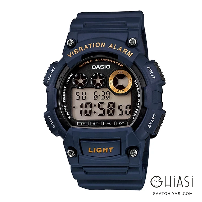 ساعت مچی دیجیتال مردانه کاسیو مدل W-735H-2AVDF (کپی)