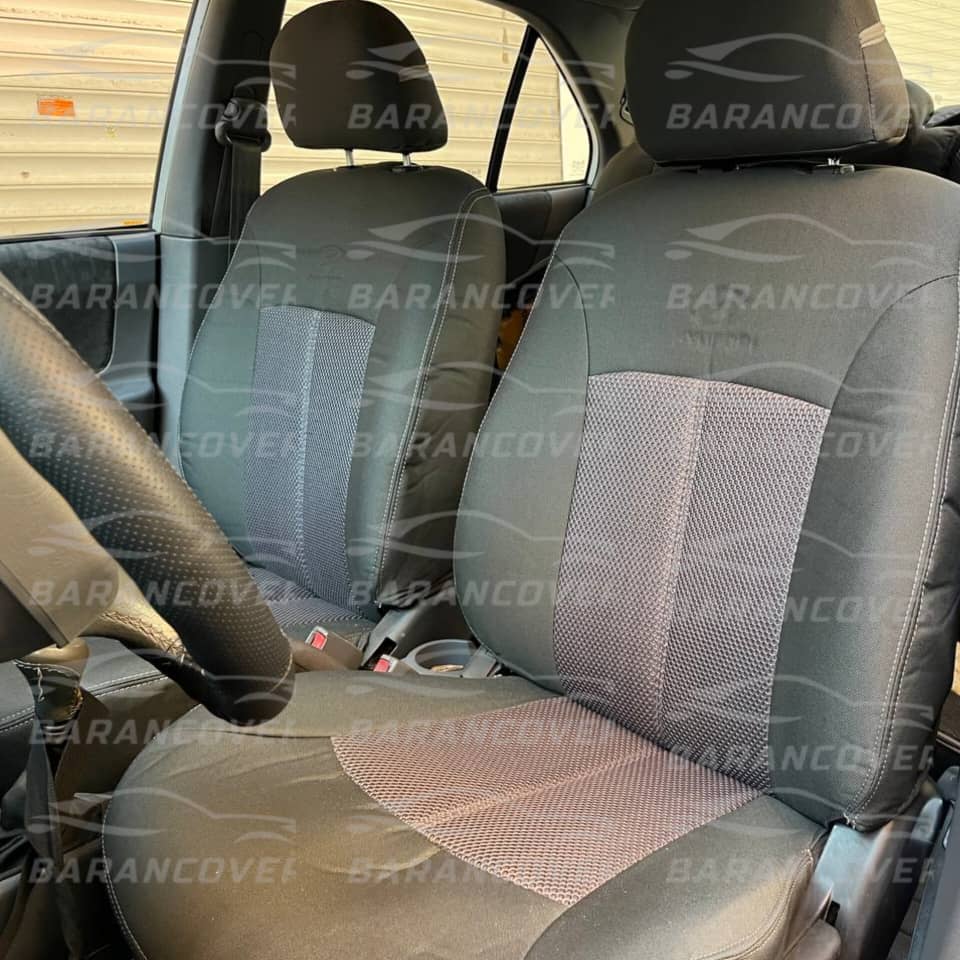 روکش صندلی هیوندای ورنا پارچه رنگ طوسی