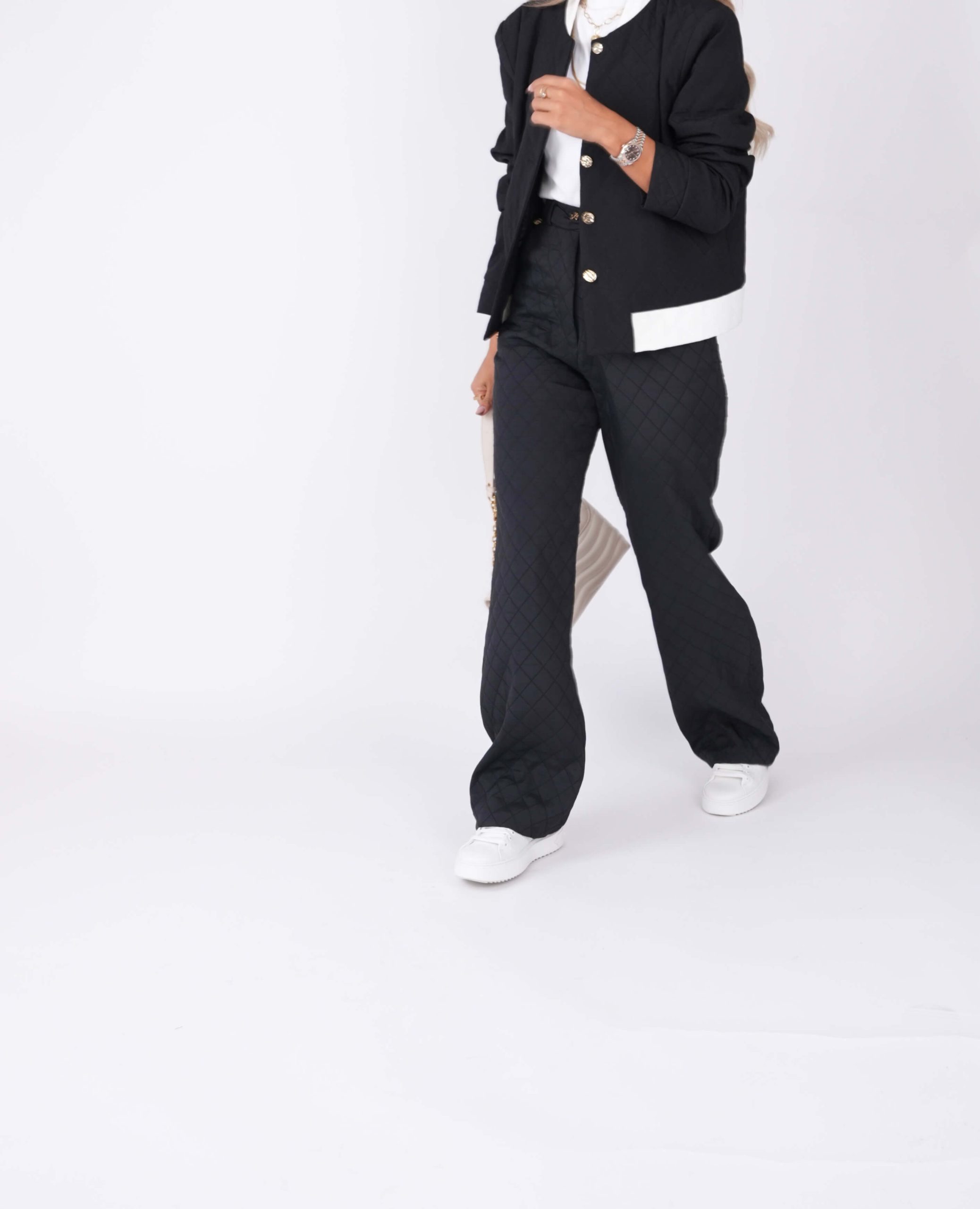 Set Diamante black