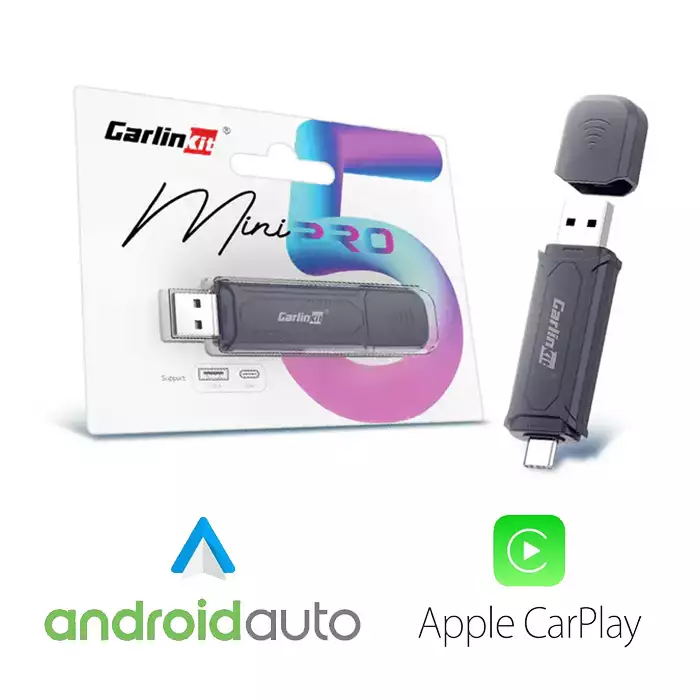 تبدیل کارپلی و اندروید اتو وایر به وایرلس CARLINKIT MINI SE PRO