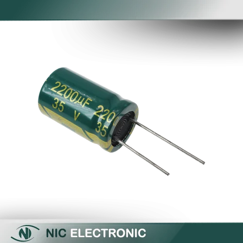 خازن الکترولیتی 2200UF/35V-16X25-105C-BLACK
